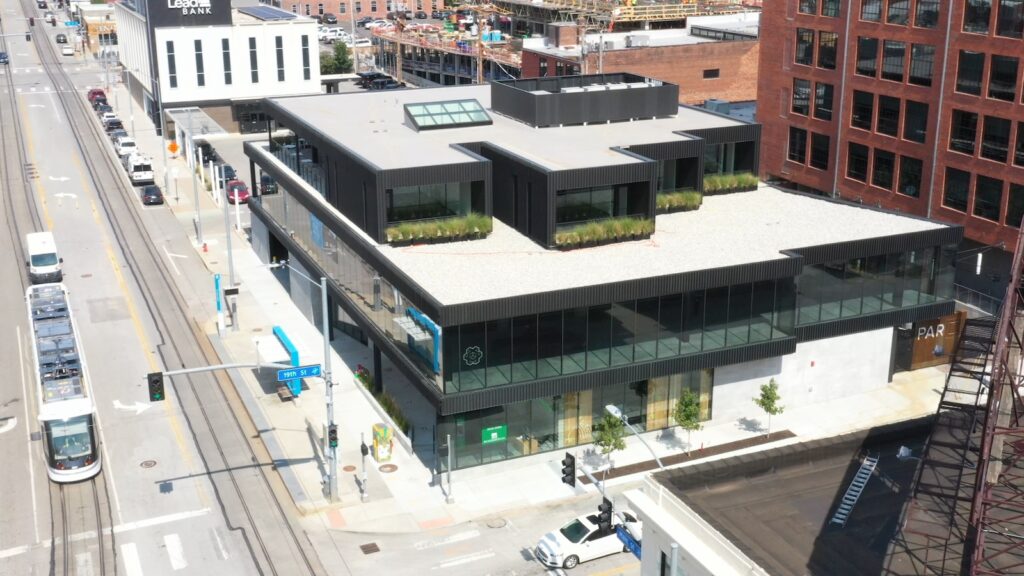 Hunt Midwest Crossroads office at Corrigan Station II in Kansas City, MO